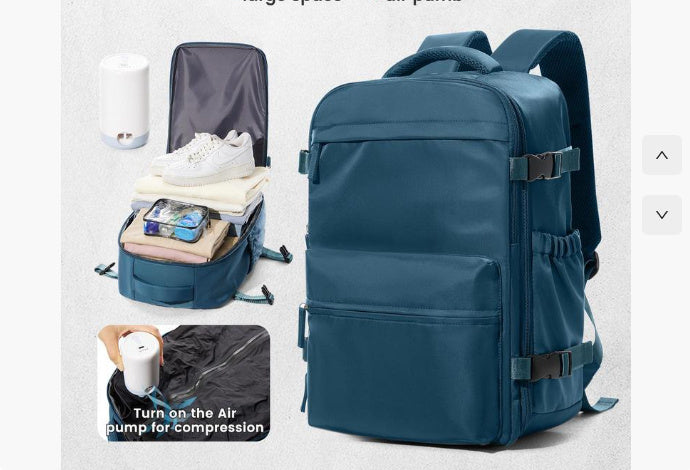 Large Capacity Vacuum Backpack for Efficient Packing and Travel